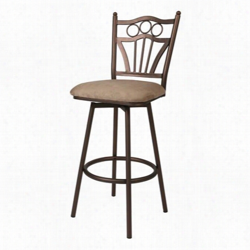 Pastel Furniture Fo-222-30-cb-6 28 Florence 30"" Sswivel Barstool In First-rate Bronze