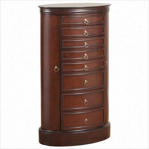 Powell Furn Iture 14j8032 Oval Jewelry Armoire