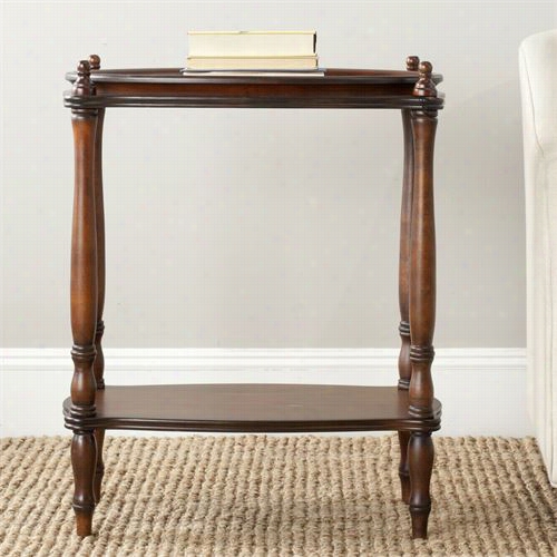Safavieh Amh4099a  Todd Sie Table In Wicked Brown