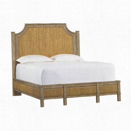 Stanley Furniture 062-73-41 Coastal  Living Have Recourse Supply With ~  Medaow Woven Queen Bed In Weathered Pier