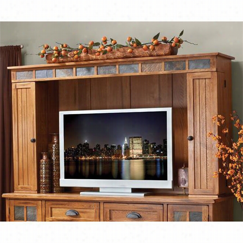 Sunny Designs 3322ro-mh Sedona 4&2quot;" Media Hutch In Rustic Oak