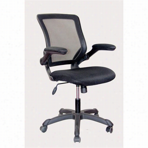 Techni Mobili Rta-8050 Mesh Ttask Chair With Flip-up Arms