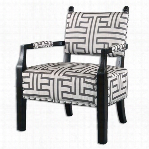 Uttermost 23217 Terica Geometric Accent Chair