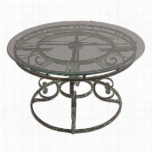 Extreme 25349 Gilbbertine Clock Table