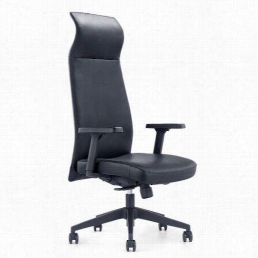 Whiteline Modern Living Xc-1175p Co Lumbia Executive High Back Office Chair