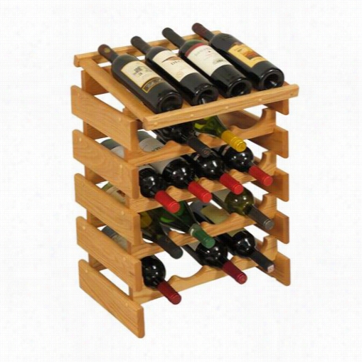 Woodden Mallet Wrd44 Dakota  20 Bottle Wine Crib With Display Top