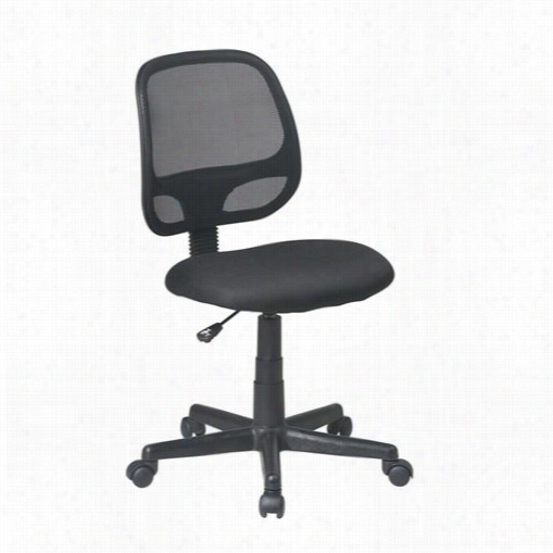 Worksmart Em2029003- Screen Back Task Chair Attending Dark Fabric Seat