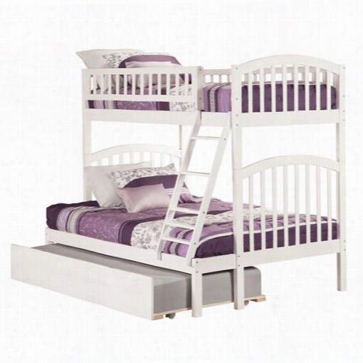 Atlantic Furniture Ab64252 R Ichland Twin Over Full Bunk Bed Wit Urban Trundle