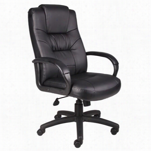 Boss Office Prodcts B7501 Administration High Back Leatherplus Chair