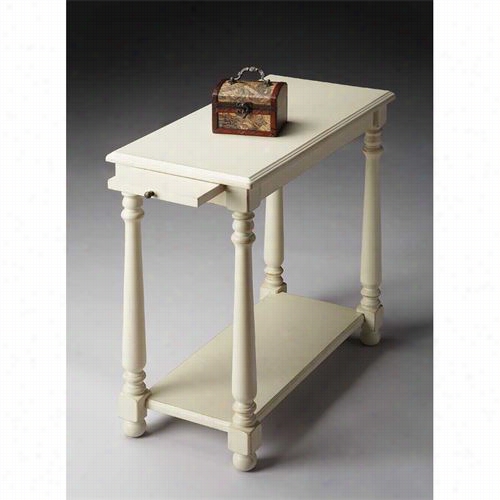 Butler 3025222 Masterpiece Simplicity Chairside Table In Cottage White