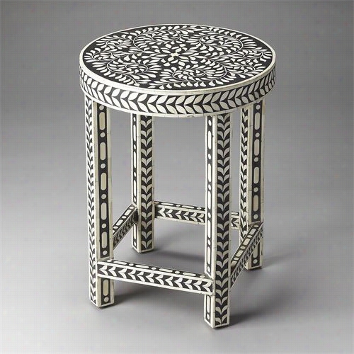Butler 3442318 Bone Inlay Accent Table In Black