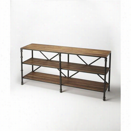 Butler 5170330 Industrial Chic Auvergne Display Console  Table