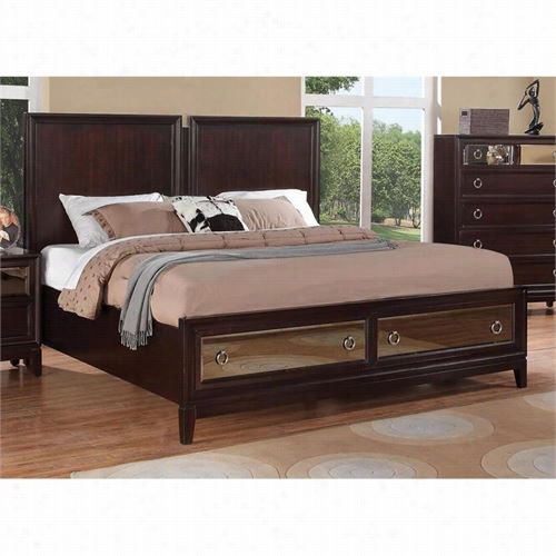 Coaster Furniture 203090q Williams Queen Storage Bed In Merlot