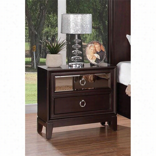 Coaster  Furniture 203092 Williams2 Drawers Night Stand In Merlot