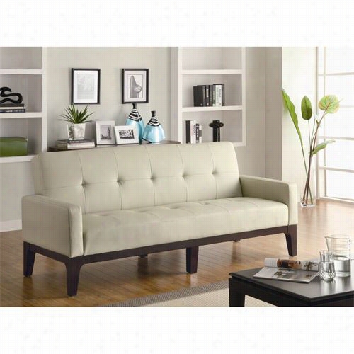 Coaster Furnitu Re 300226 Casual Sofa Bed In Cream