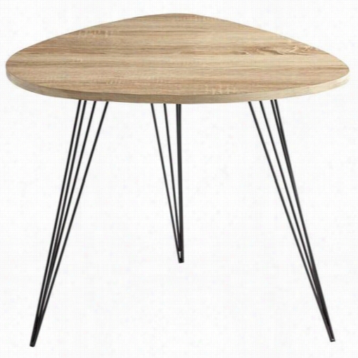 Cyan Design 06354 Lunar Landing Side Table In Oak