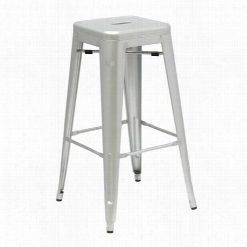 Fine Mod Imports Fmi10015-30 Talix Bar Stool In Galvanized Steel