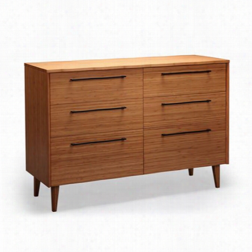 Greenington G0094 Sienna Six Darwer Dresser