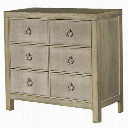 Hammary 090-692 Hidden Treasures Mirrroe  Drawer Cabinet In Light Brown