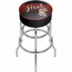 Hardwood Classcs Nba Nba1000hc-mh Miami Excite  Nba Hardwood Classics Bar Stool