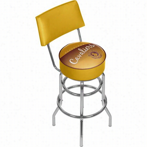 Hardwood Classics Nba Nba1100hc-cc Cleveland Cavaliers Nbahardwood Classics Bar Stool With Back