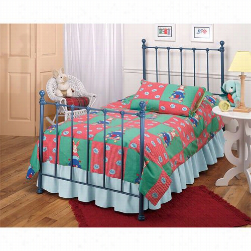 Hillsdale Furniture 1088btwr Molly Twin Bed Set In Blue