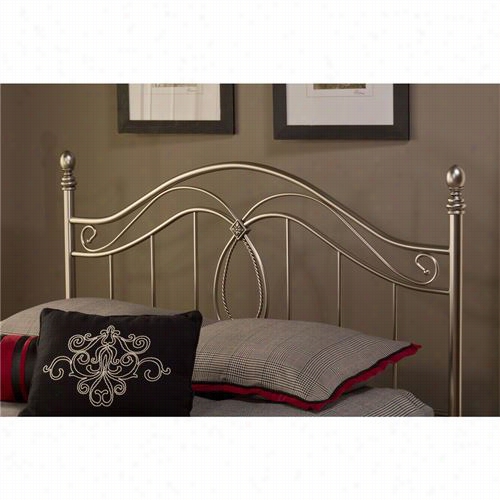 Hillsdalee Furniture 167-49 Milano Full/queen Headboard In Antique Pewter - Rails Not Included