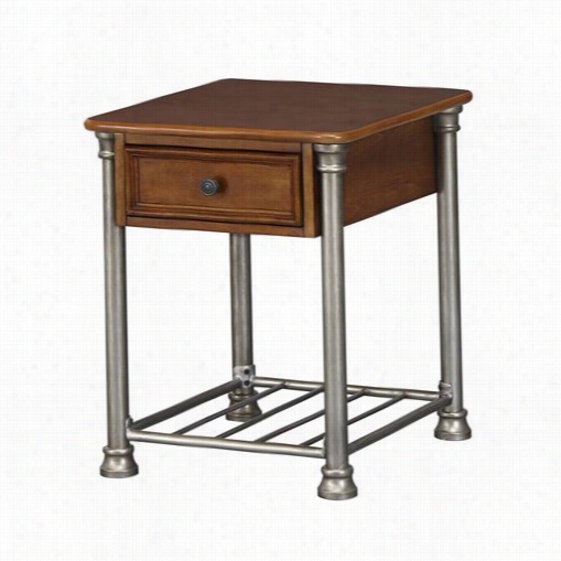 Home Styles 5061-20 The Orleans Side Table In Vintage Caramel