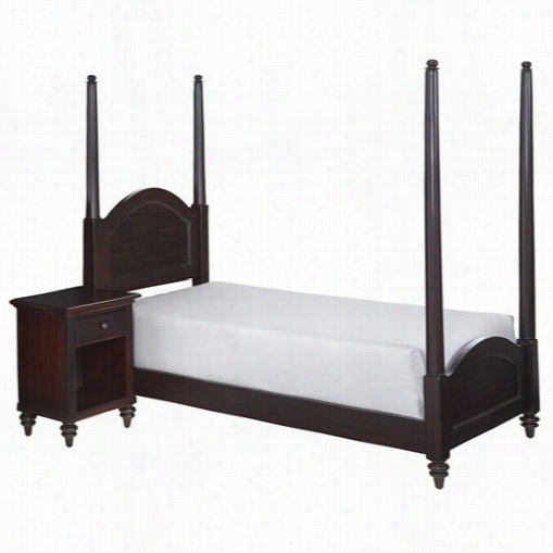 Home Styles 5542-420 1berjuda Twi Poster Bed And Darkness Stand
