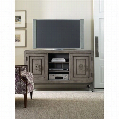 Hooker Furniture 500-55-123 60"" Entertainment Console In Gr Ay