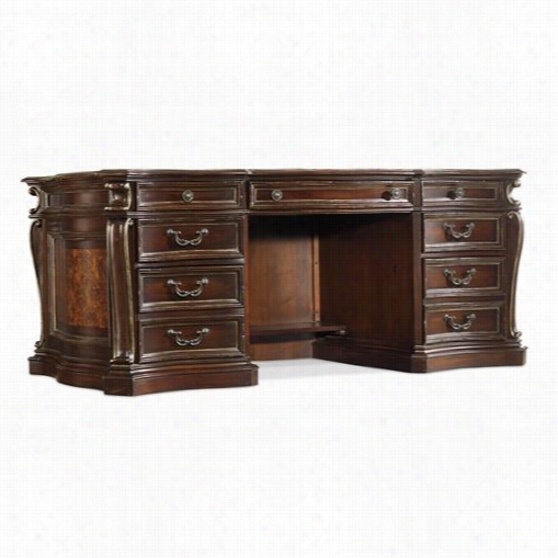 Hooker Furniture 5272-10563 Grand Palais Executive Desk In Dark Wood