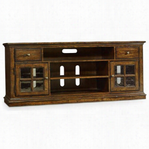 Hooker Furniture 5302-55466 Brantley 65"" Entertainment Console In Dark Wood