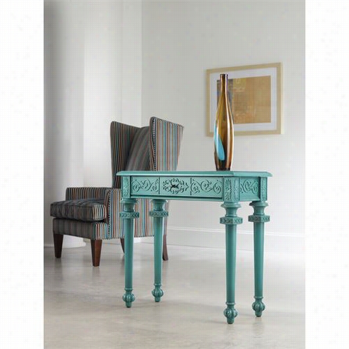 Hooker Furniture 638-50077 Melange Tyfani Accent Console In Teal