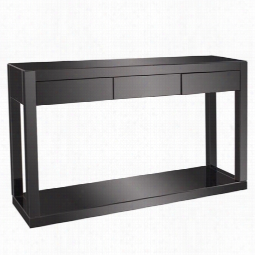 Howard Elliot 680669 Console Table In Mirrored/black