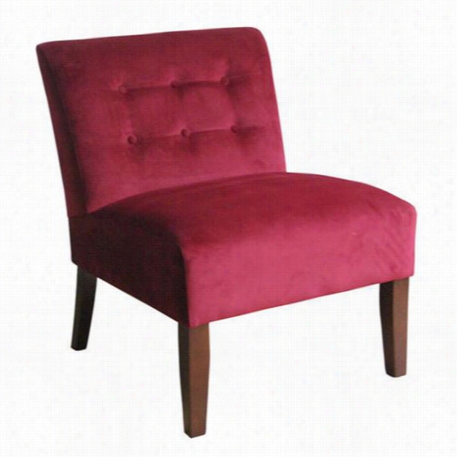 Kinfine K6375 Velvet Tufted Accent Chair