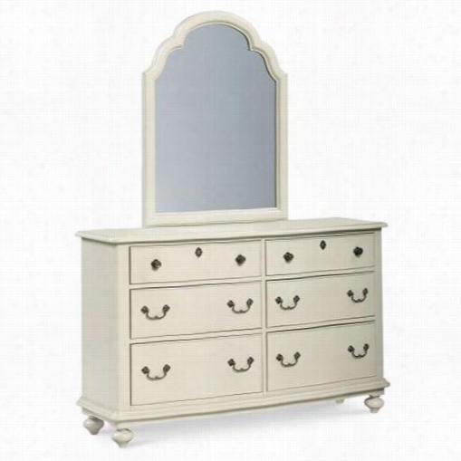 Legacy Classic Furniture 3832-0100-3832-0100 Wendy Bellissimo Dresser And Mirro In Seashell Of A ~ Color