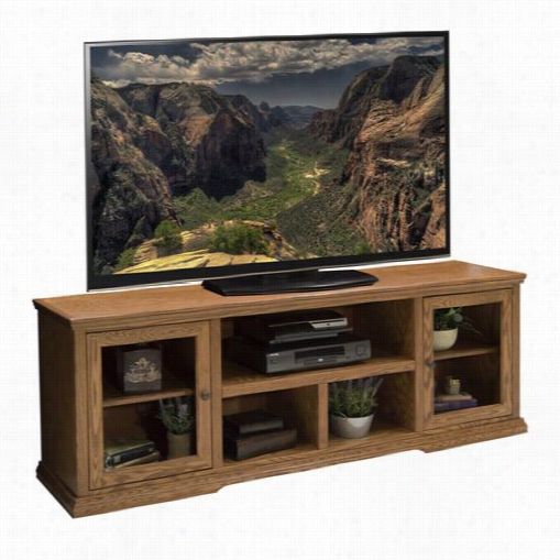 Legends Furniture Cp1231gdo Colonial Lace 4"" Tv Console In Golden Oak