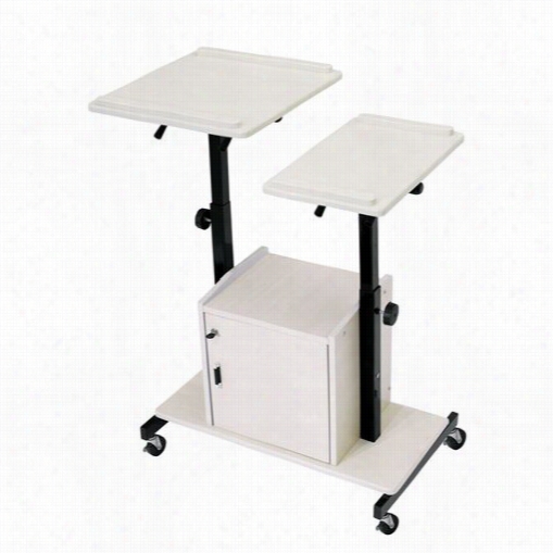 Oklahoma Sound Prc300 Deluxe Presentation Cart In Bblack