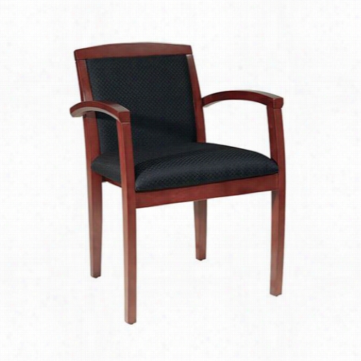 Osp Designs Son-1292 Sonoma Leg Seat Of Justice In The Opinion Of Upholstered Back In Cherry - 2 Pakc