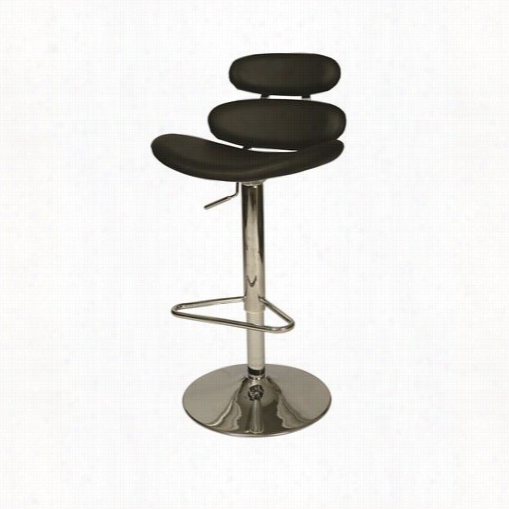 Pastel Furniture Ab-219 Avebury Hydarulic Barstool In Chrome