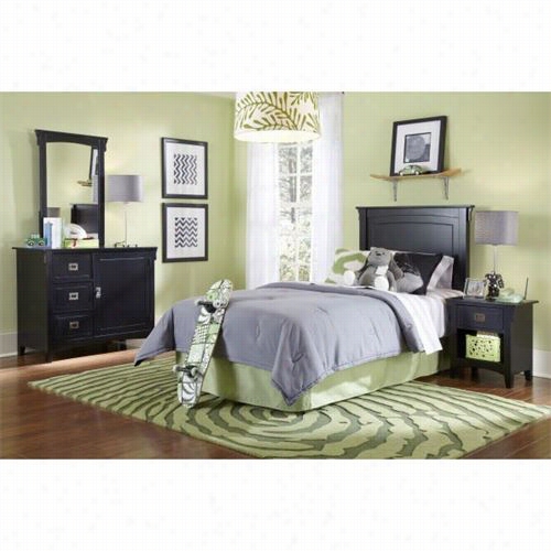 Powell Furniture 502-189 Ission Negro Bedroom In A Box