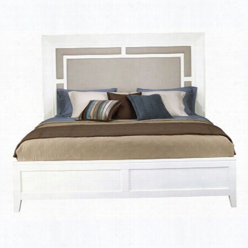 Samuel Lawrenc 8673-270-8673-271-8673-406 Brighton California King Panel Bed In White