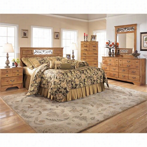 Signature Design By Ashleyb219-78-b219-97-b219-92-b219-92 Bittersweet King Sl Eigh  Bed With Two Nightstands