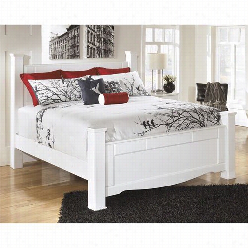 Signatur E Design By Ashley B270-61-b270-64-b270-67-b270-98-b270-92-b270-92 Weeki Queen Poster Bed With Two Nightstands