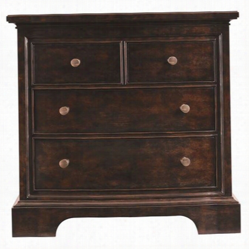 Stanley Furniture 042-13-16 Transitional Bachelor's Chest In Polished Sable
