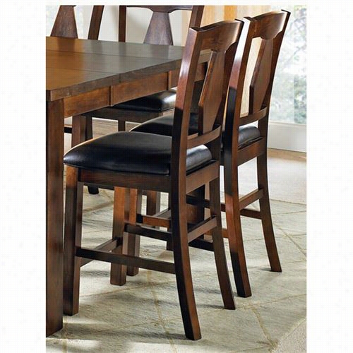 Steve Silver Lk500cc Lakewood Counter Chair  I Medium Oak - Set Of 2