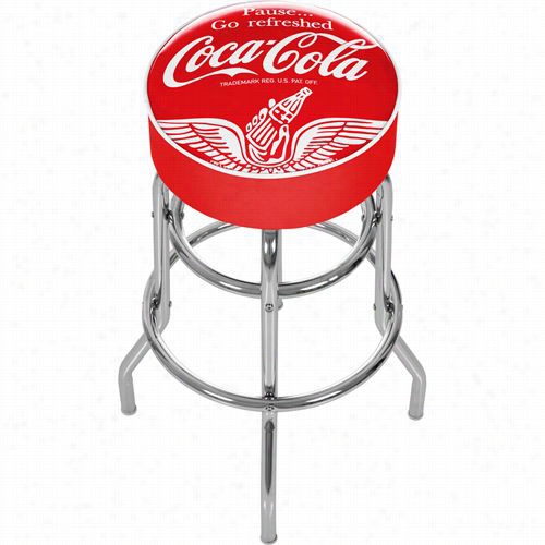 Trademark Home Coke-1000-16 Wings Coca-cola Pub Stool