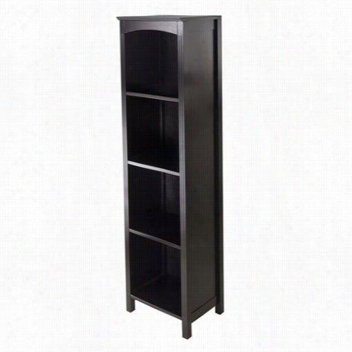 Winsome 92516 Terrace Storage Shelf 5-tier In Espresso