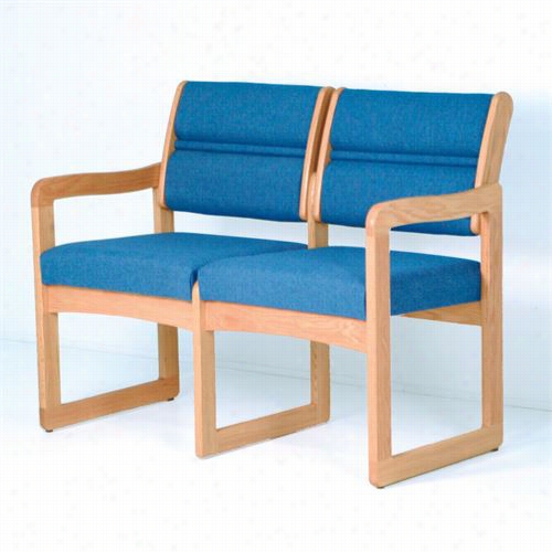 Awkward Mallet Dw2-2 Valley To Seat Armless Guest Chair With Sled Base