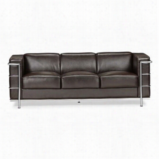 Zuo 900232 Fotrress Couch In Espresso